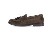 Gabor Brown Suede Tassel Loafer|400902003 image