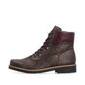 Rieker Brown &amp; Burgundy Ankle Boot|7351026 image