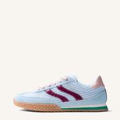 Gioseppo Leather and Mesh Baby Blue Trainer||78029BLU