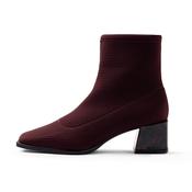 Gioseppo Burgundy Sock Boot|80115BU image