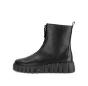 Gabor Black Leather Ankle Boot|801604001