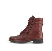 Gabor Burgundy Leather Laced Ankle Boot|802302004