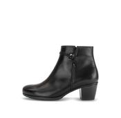 Gabor Black Leather Ankle Boot|802901002 image