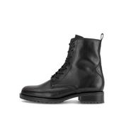 Gabor Black Leather Laced Ankle Boot|803902001 image