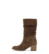 Gabor Brown Suede Mid Ankle Boot|804102002 image