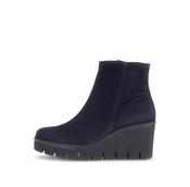 Gabor Black Suede Wedge Ankle Boot|804501001 image
