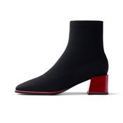 Gioseppo Black Sock Ankle Boot|80683BK image