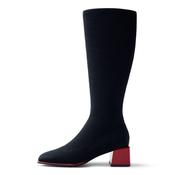 Gioseppo Black Sock Tall Boot|80684BK image
