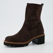 Paul Green Dark Brown Suede Ankle Boot|8133040 image