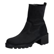 Paul Green Black Suede Ankle Boot|8133010 image