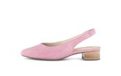 Gabor Soft Pink Suede Sling Back|8152010