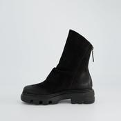 Paul Green Black Nubuck Ankle Boot|8253010 image