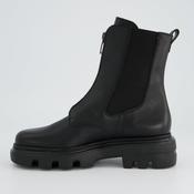Paul Green Black Leather Ankle Boot|8287000 image