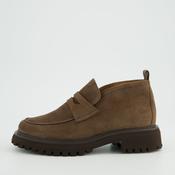 Paul Green Light Brown Suede Loafer|8344002