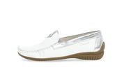 Gabor White and Silver Comfort Slip On|8609050W image