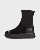 Wonders Black Platform Ankle Boot|A5207NE image