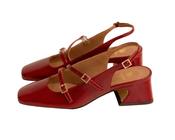 Bobbies Cherry Gloss Patent Sling Back|BCC02