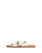 Unisa Beige Flat Sandal|CAMBYIV image