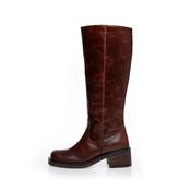 Copenhagen Brown Leather Tall Boot|CS8746 image