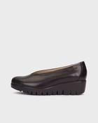 Wonders Black Mini Wedge Shoe|C33100NE image