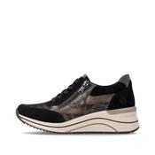 Remonte Wide Fit Black Trainer|D0T2303 image