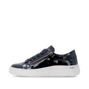 Remonte Wide Fit Navy Patent Platform Trainer|D3E0714 image