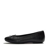 Fitflop Black Croc Ballerina|AAI090