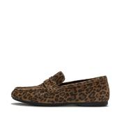 Fitflop Leo Print Suede Loafer|ADSE76 image