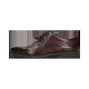 Salamander Brown Lace-Up Business Shoe |E11AUU026 image