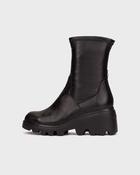 Wonders Black Sock Wedge Ankle Boot|G7030NE image