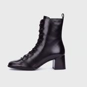 Wonders Laced Black Ankle Boot|H7004NE image