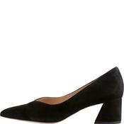 Hogl Black Suede Court Shoe|2104502010 image