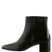 Hogl Black Smooth Leather Ankle Boot|2104703010 image