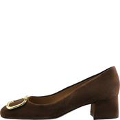 Hogl Brown Suede Pump|2104002210 image