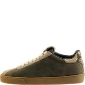 Hogl Green Suede Retro Trainer|2100332599 image