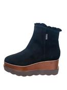 Marco Moreo Black Suede Wedge Ankle Boot|A002MCNE image
