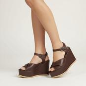Marco Moreo Dark Brown Platform Sandal|X813JNCA image
