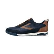Bugatti Navy and Cognac Trainer|321A381941
