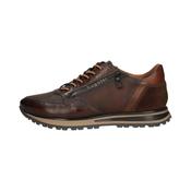 Bugatti Brown Leather Trainer|331AG809BR