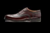 Barker Walnut Calf Plain Toe Derby Shoe |Ossett