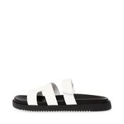 Steve Madden White Strap Mule| 11003028WH