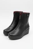 Jose Saenz Black Wedge Ankle Boot image