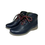 Jose Saenz Navy Lace Up Ankle Boot image