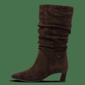 Tamaris Dark Brown Ruched Mid Boot|125308304 image