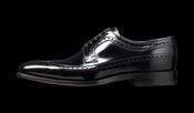 Barker Black Hi-Shine Formal Brogue |Woodbridge
