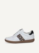 Caprice White and Leo Print Trainer|923705195 image