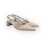 Marian pointy Mary Jane in soft latte image