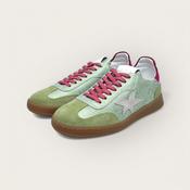 Meline lime metallic sneaker image