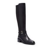 Carl Scarpa Iverna black leather knee high boots NEW