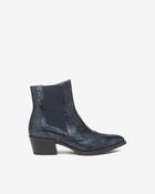 Nero Giardini navy Western boot